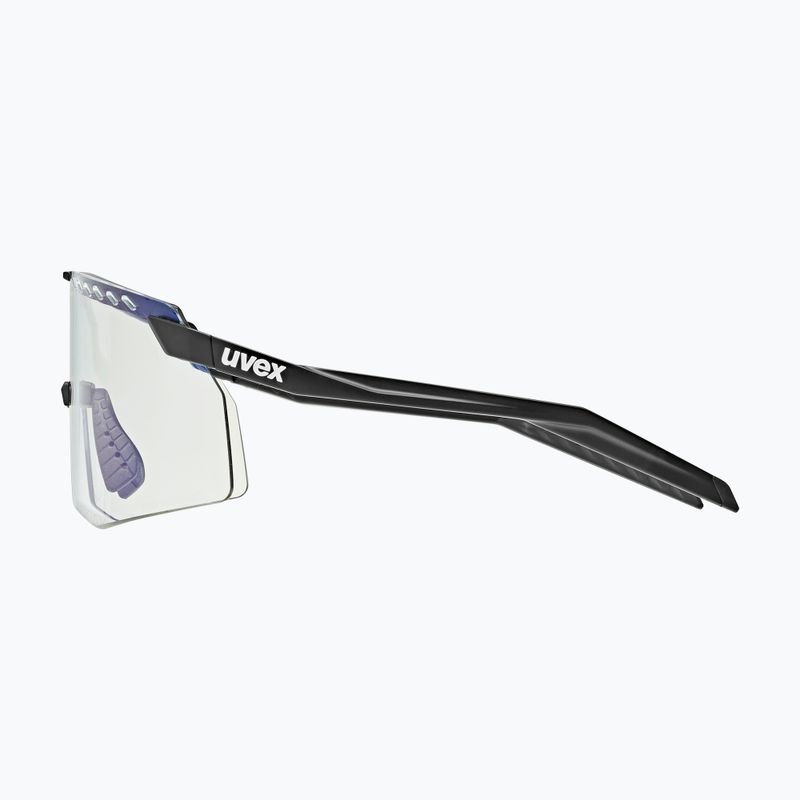 UVEX Pace Stage V schwarz matt/verspiegelt blau Sonnenbrille 4