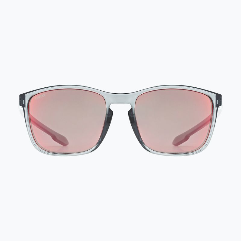 UVEX Sonnenbrille LGL 52 Rauch/Spiegel rot 2