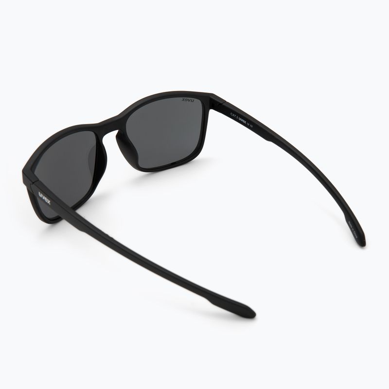 UVEX Sonnenbrille LGL 52 schwarz matt/verspiegelt silber 2