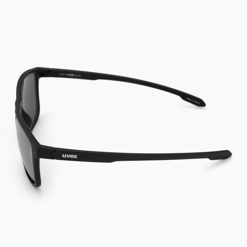 UVEX Sonnenbrille LGL 52 schwarz matt/verspiegelt silber 4