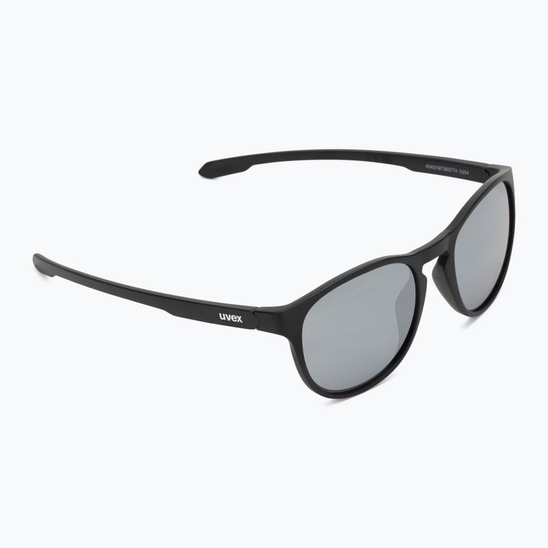 UVEX Sonnenbrille LGL 53 schwarz matt/verspiegelt silber