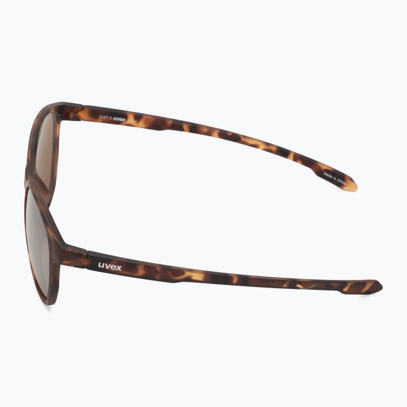 UVEX Sonnenbrille LGL 54 havanna matt/litemirror silber 4