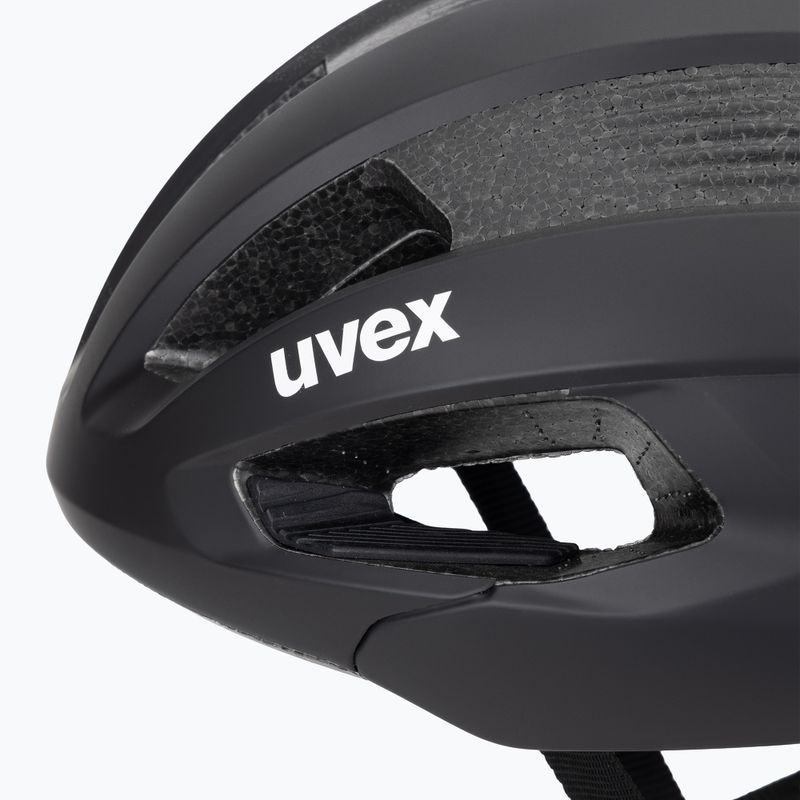 Fahrradhelm UVEX Rise CC alle schwarz matt 7