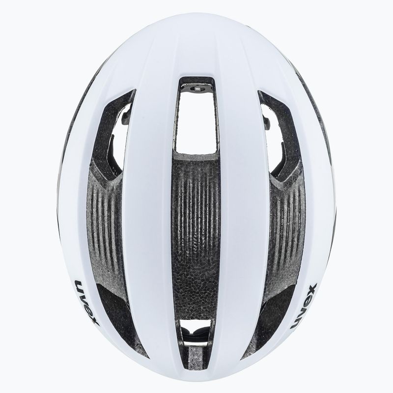 Fahrradhelm UVEX Rise CC cloud/schwarz matt 4