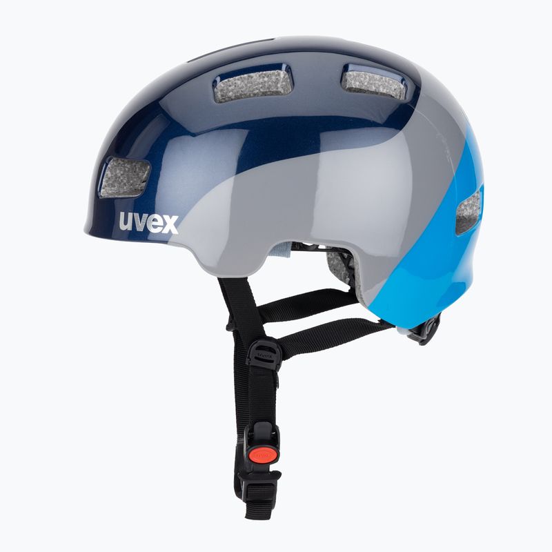UVEX Kinderfahrradhelm HLMT 4 Deep Space / blau 3
