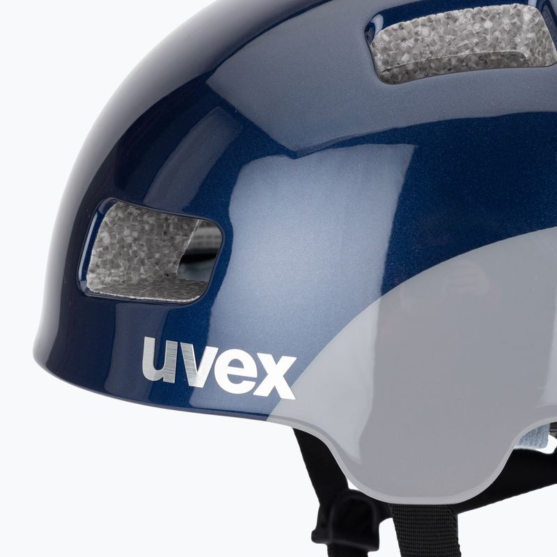 UVEX Kinderfahrradhelm HLMT 4 Deep Space / blau 7
