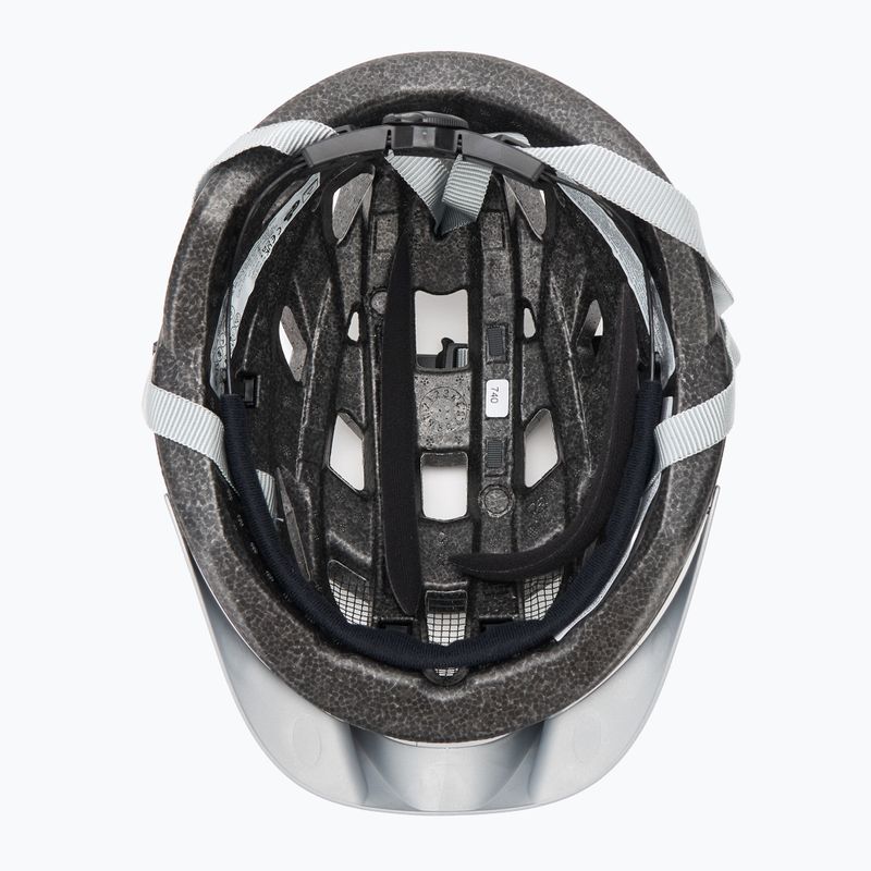 Fahrradhelm UVEX Air Wing CC schwarz / silber matt 5