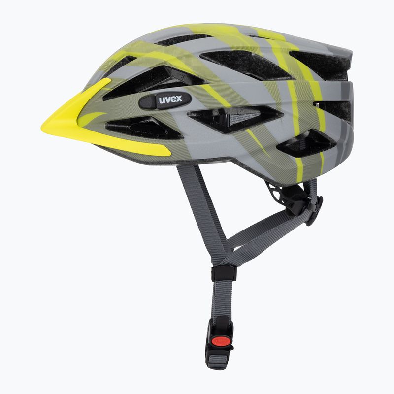 Fahrradhelm UVEX Air Wing CC grau / lime matt 3