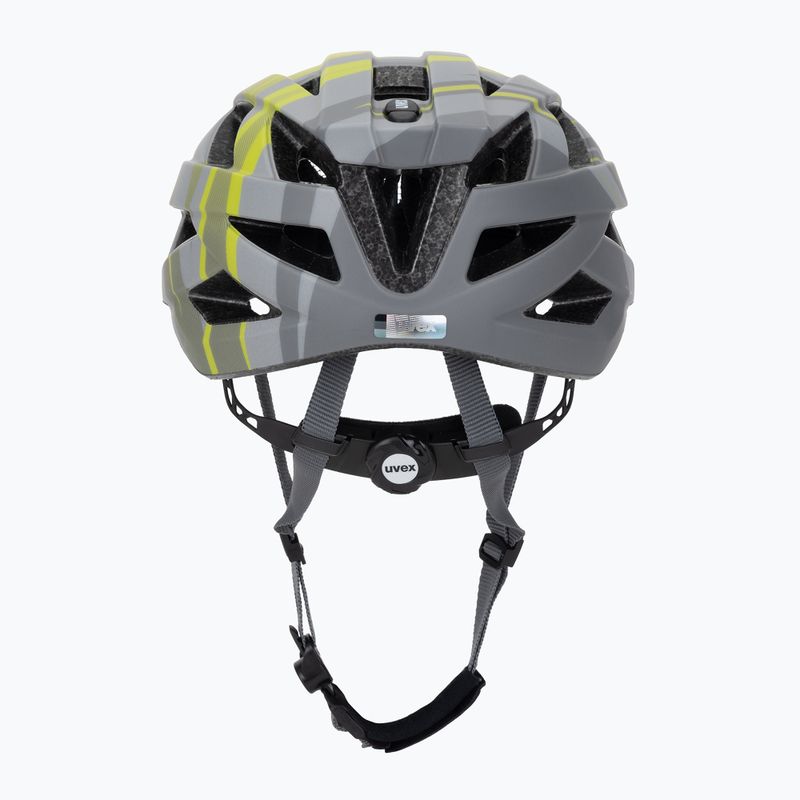 Fahrradhelm UVEX Air Wing CC grau / lime matt 4