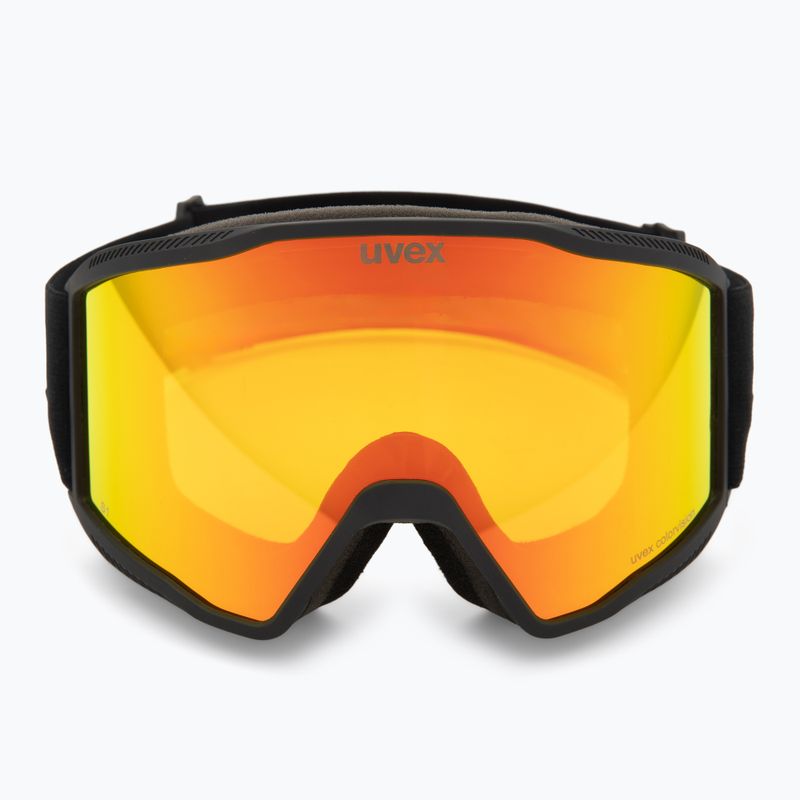 Skibrille UVEX Blast CV black matt/mirror rainbow 2