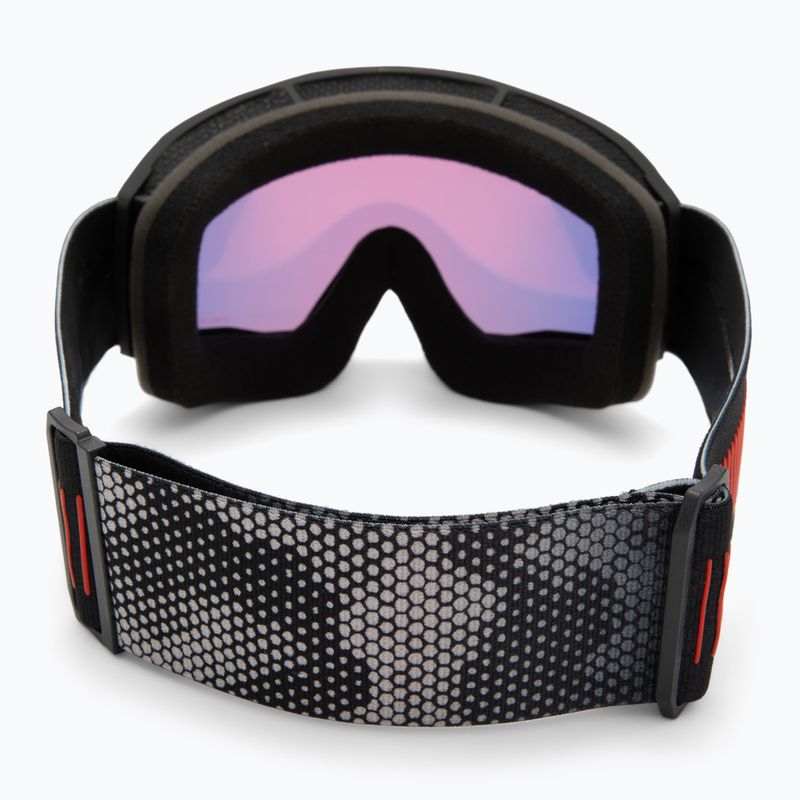 Skibrille UVEX Blast CV black matt/mirror red 3