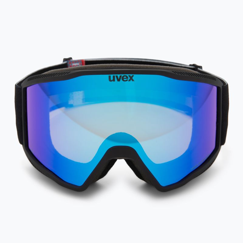 Skibrille UVEX Blast CV matte black/mirror blue 2