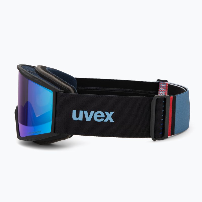 Skibrille UVEX Blast CV matte black/mirror blue 4