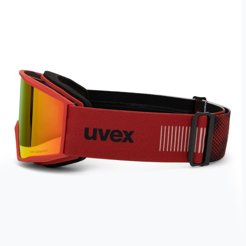 Skibrille UVEX Blast FM red matt/mirror red 4