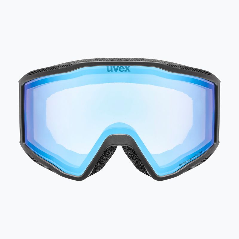 Skibrille UVEX Blast FM black matt/mirror blue 6