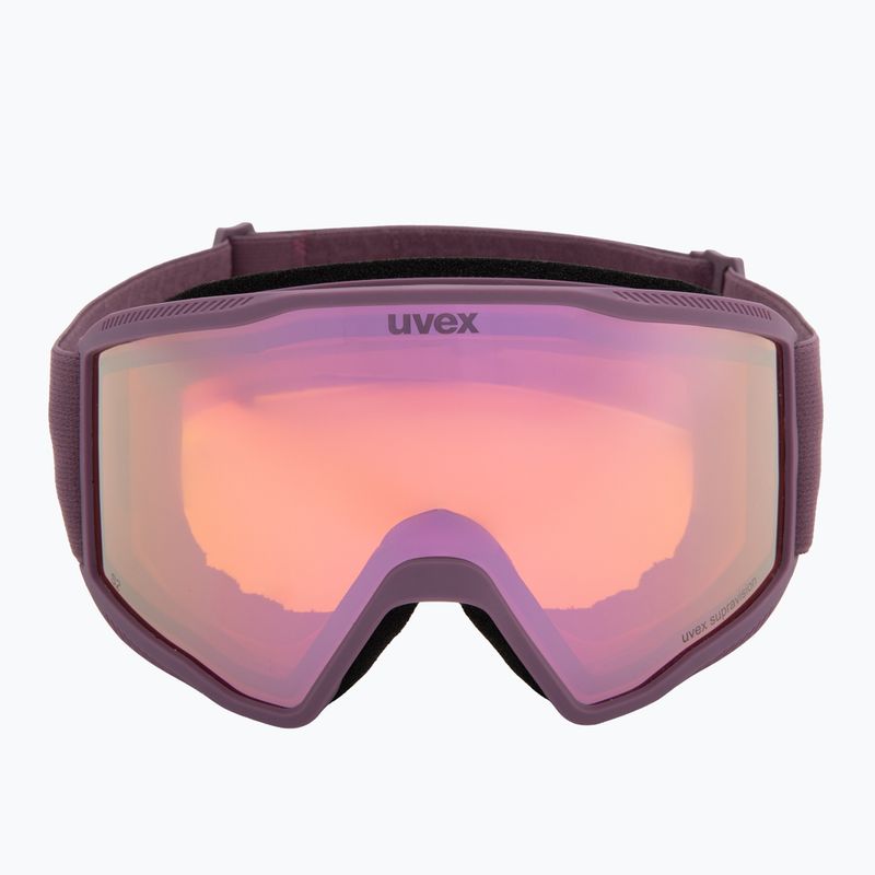 Skibrille UVEX Blast FM plum matt/mirror purple 2