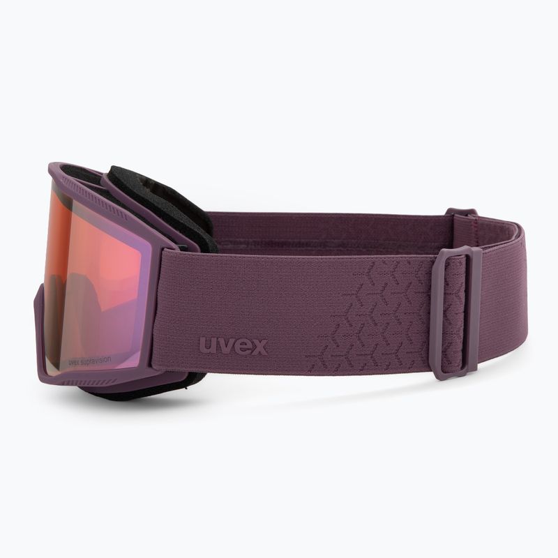 Skibrille UVEX Blast FM plum matt/mirror purple 4