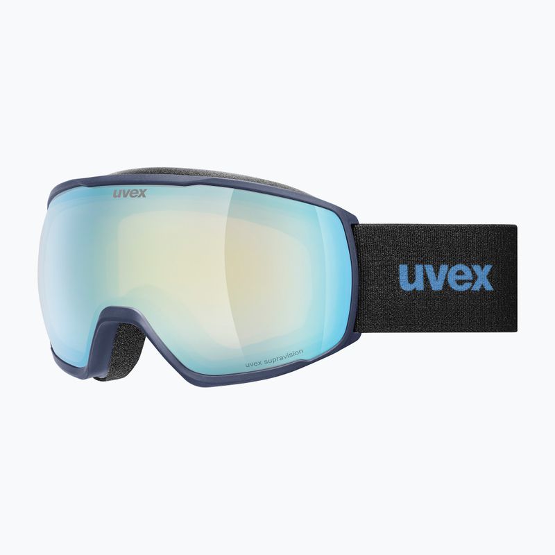 Skibrille UVEX Victorious FM dust blue matt/mirror sapphire 5