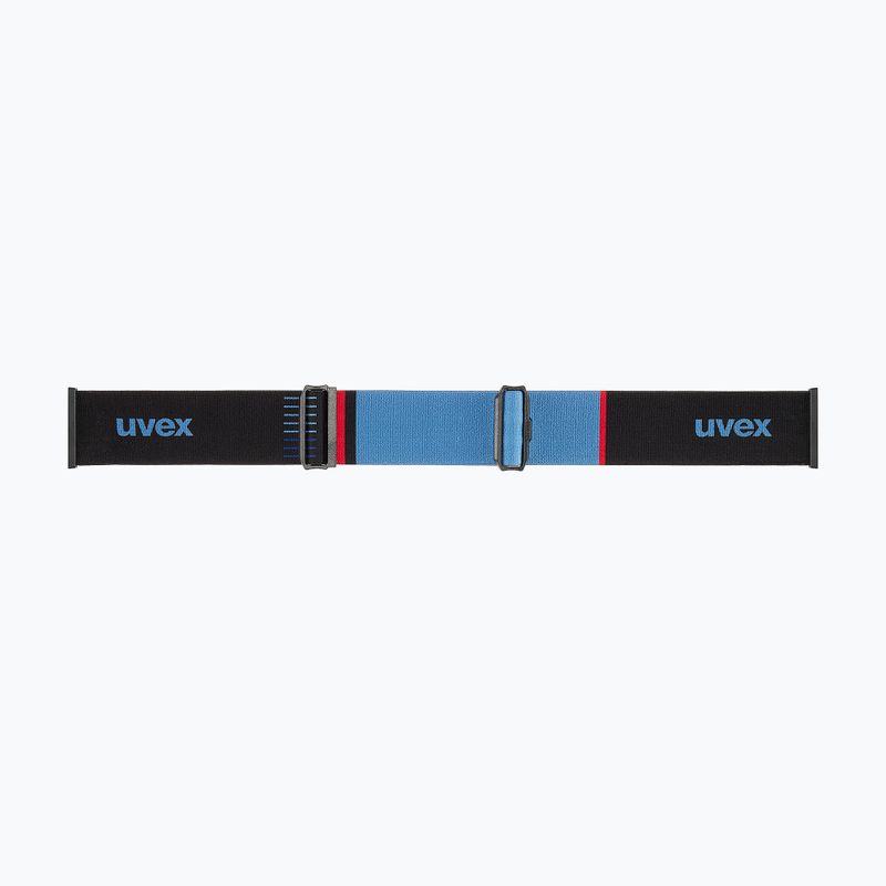 Skibrille UVEX Victorious FM dust blue matt/mirror sapphire 8