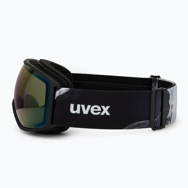 Skibrille UVEX Victorious FM black matt/mirror blue 4