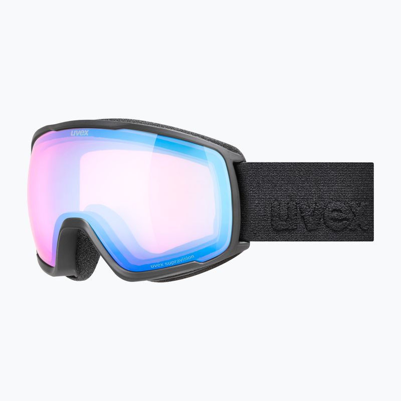 Skibrille UVEX Victorious S FM black matt/mirror blue 5