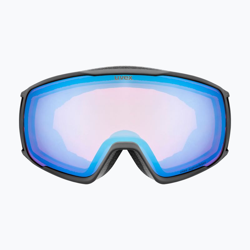 Skibrille UVEX Victorious S FM black matt/mirror blue 6