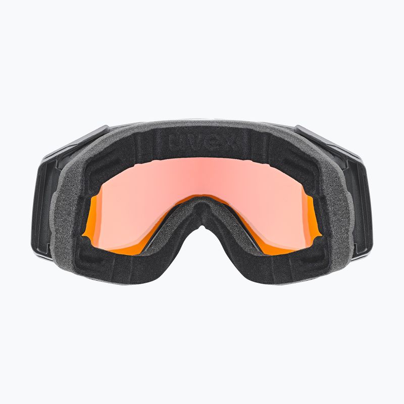 Skibrille UVEX Gravity FM black matt/mirror yellow/orange/clear 3