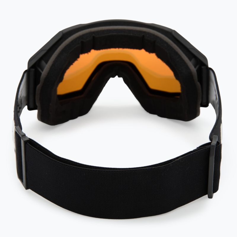 Skibrille UVEX Gravity FM black matt/mirror red/orange/clear 3