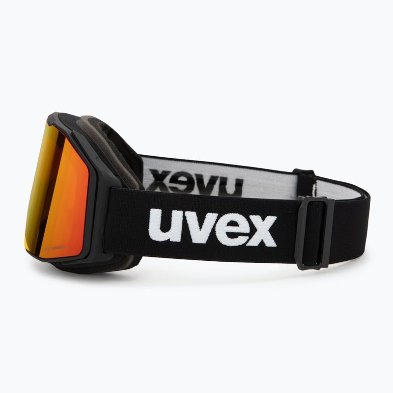 Skibrille UVEX Gravity FM black matt/mirror red/orange/clear 4