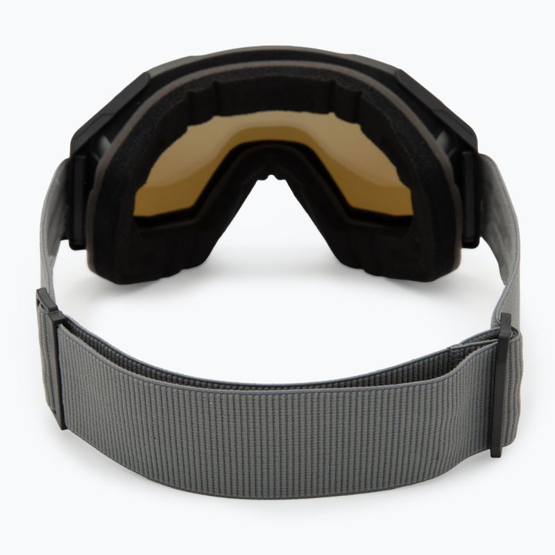 Skibrille UVEX Gravity FM rhino matt/mirror ice/green/clear 3