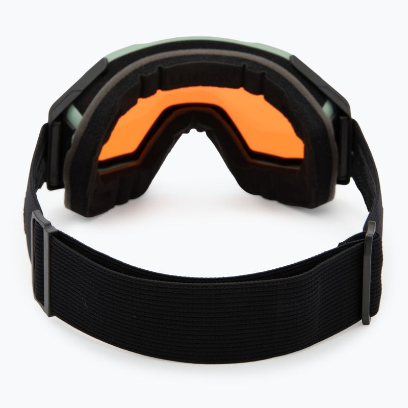 Skibrille UVEX Gravity FM oxide matte green/mirror opal/orange/clear 3