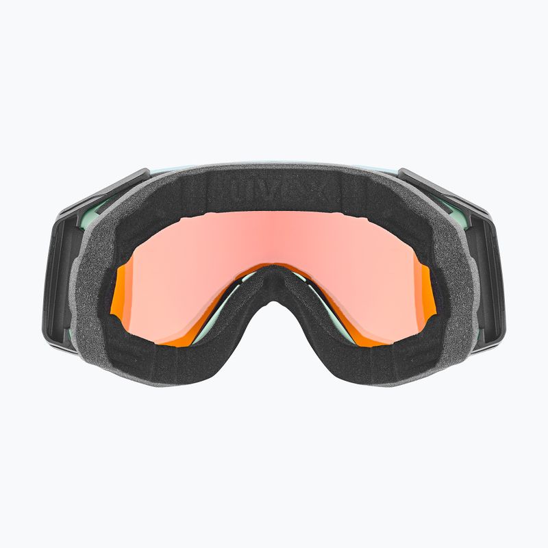 Skibrille UVEX Gravity FM oxide matte green/mirror opal/orange/clear 3