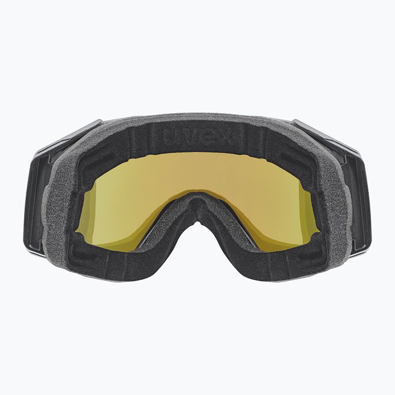 Skibrille UVEX Gravity FM S2 black matt/mirror blue 3