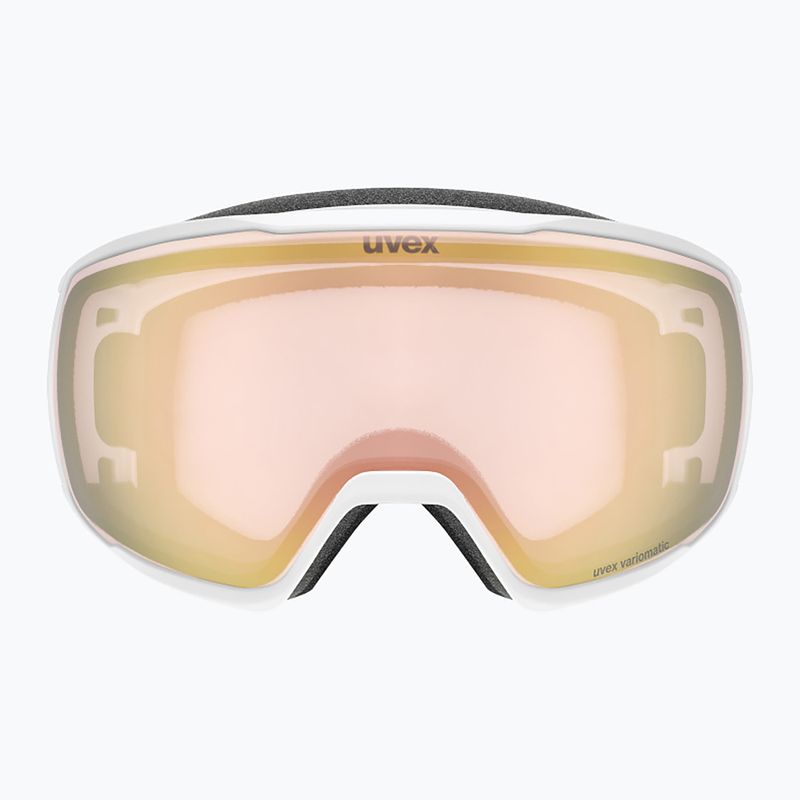 Skibrille UVEX Victorious V S1-S3 white matt/vario rose mirror 2