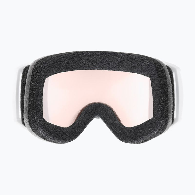 Skibrille UVEX Victorious V S1-S3 white matt/vario rose mirror 3