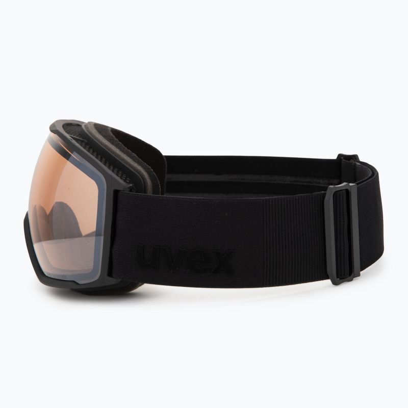 Skibrille UVEX Victorious V black matt/vario silver mirror 4