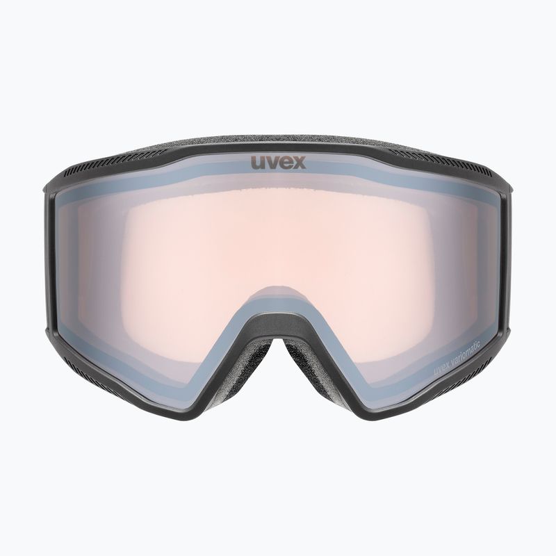 Skibrille Uvex Blast V black matt/vario silver mirror 6