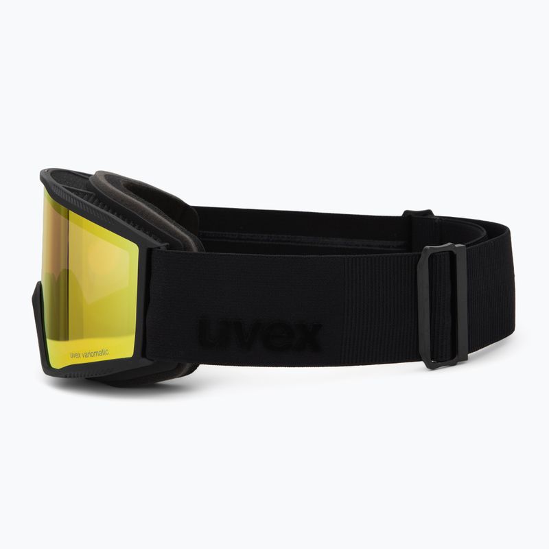 Skibrille Uvex Blast V black matt/vario rainbow mirror 4