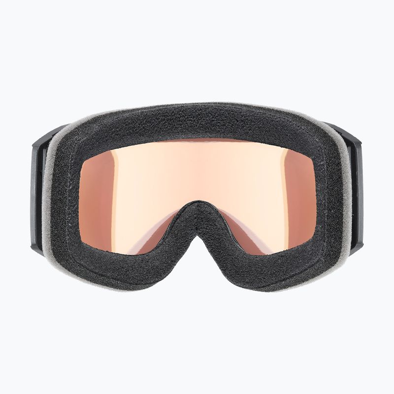 Skibrille Uvex Blast V black matt/vario green mirror 7