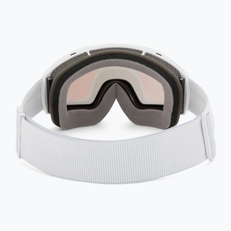 Skibrille UVEX Victorious S V white matt/vario rose mirror 3