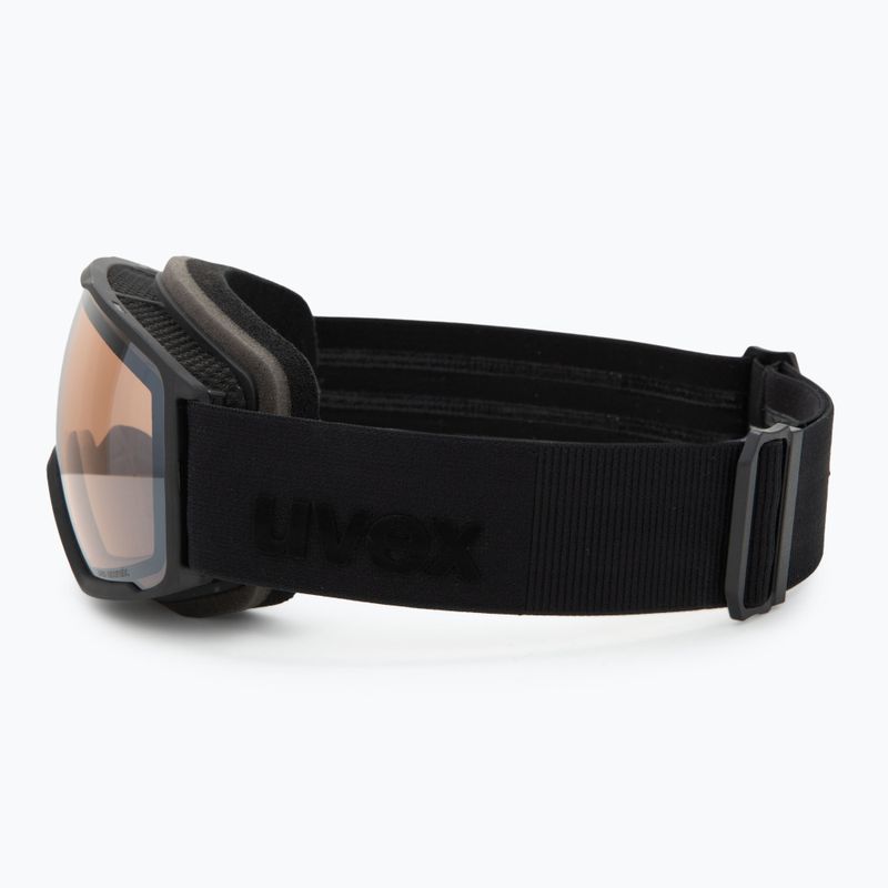 Skibrille UVEX Victorious S V black matt/vario silver mirror 4