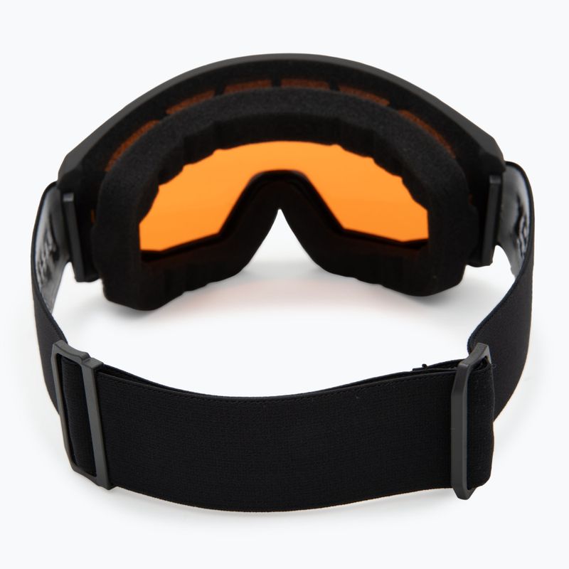 Skibrille UVEX Athletic LGL black matt/orange/clear 3
