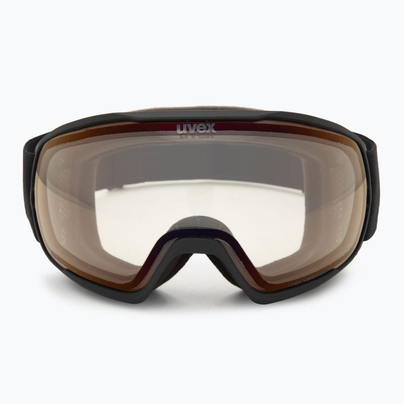 Skibrille UVEX Victorious Pro V black matt/vario red mirror 2