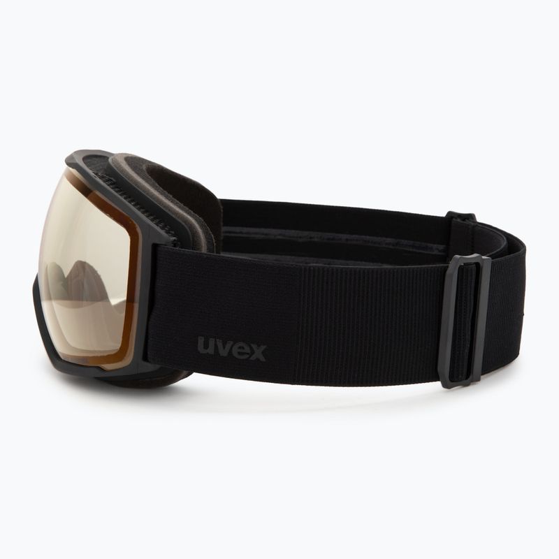 Skibrille UVEX Victorious Pro V black matt/vario red mirror 4