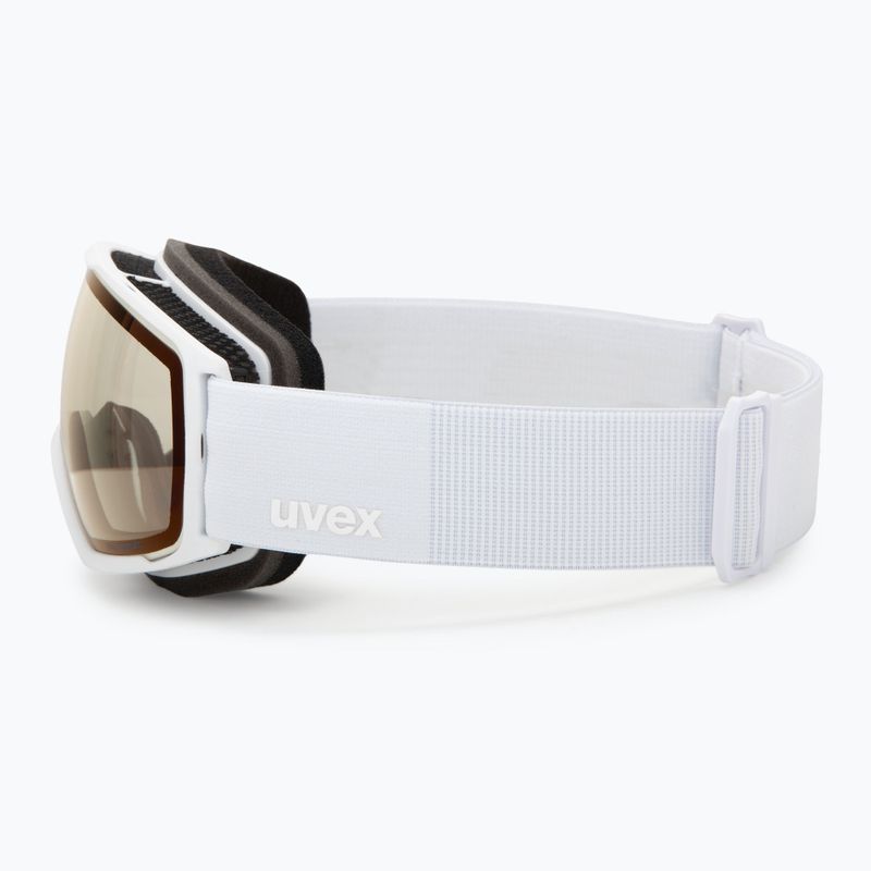 Skibrille UVEX Victorious S Pro V white matt/vario red mirror 4