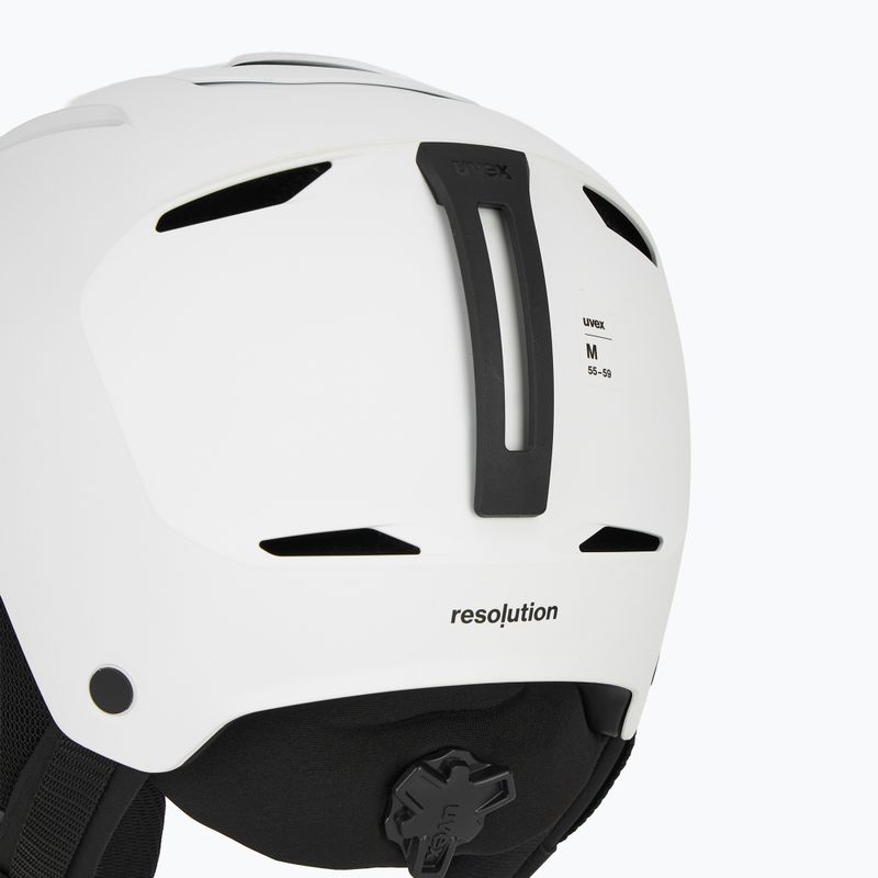 Skihelm UVEX Resolution white matt 8