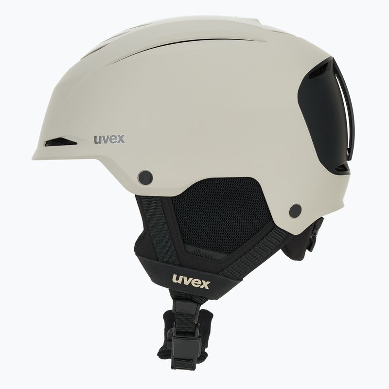 Skihelm UVEX Resolution warm grey/black matt 3