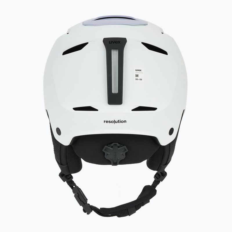 Skihelm UVEX Resolution white/cool lavender gradient matte 4