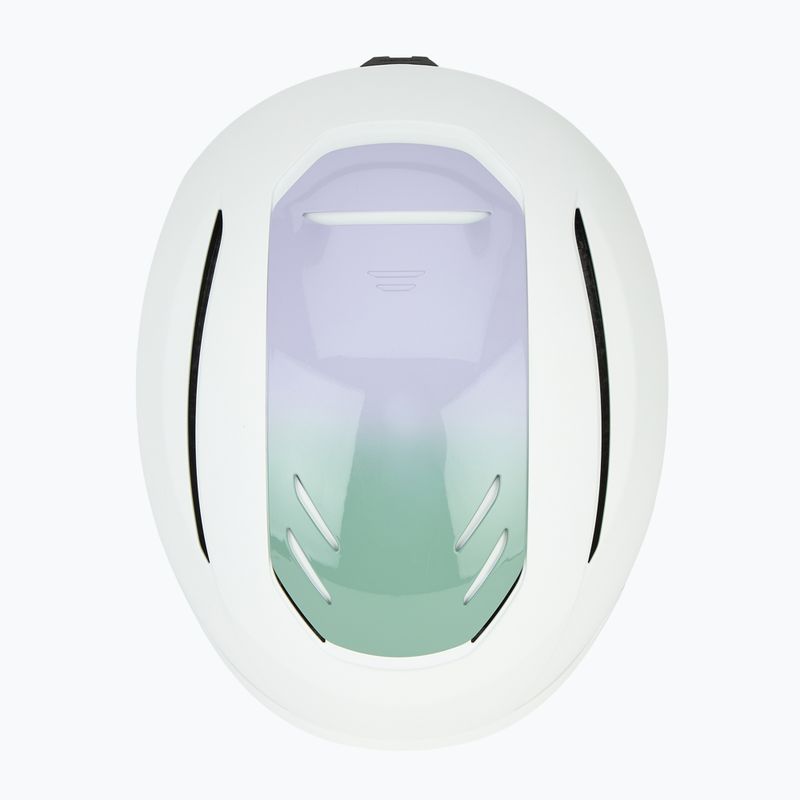 Skihelm UVEX Resolution white/cool lavender gradient matte 6