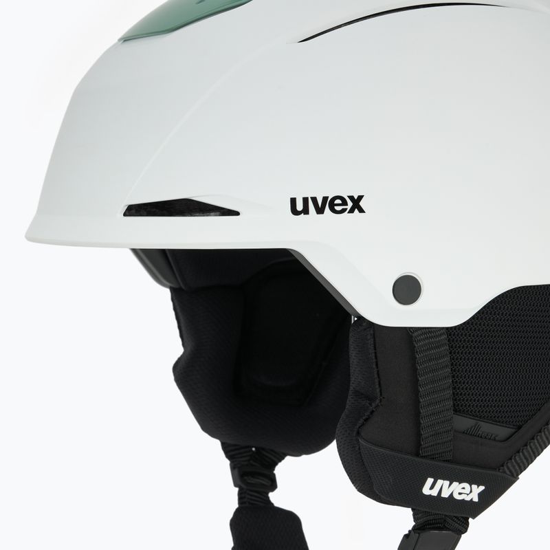 Skihelm UVEX Resolution white/cool lavender gradient matte 7